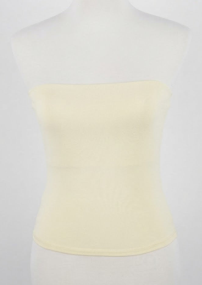 Butter Yellow Tube Top