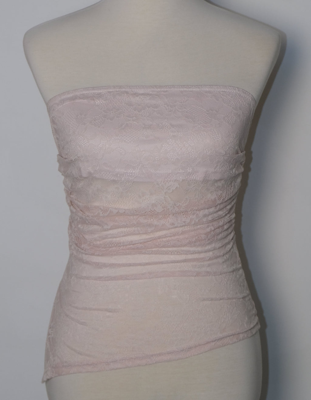 Light Pink Lace Tube Top
