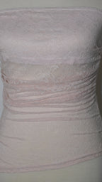 Light Pink Lace Tube Top
