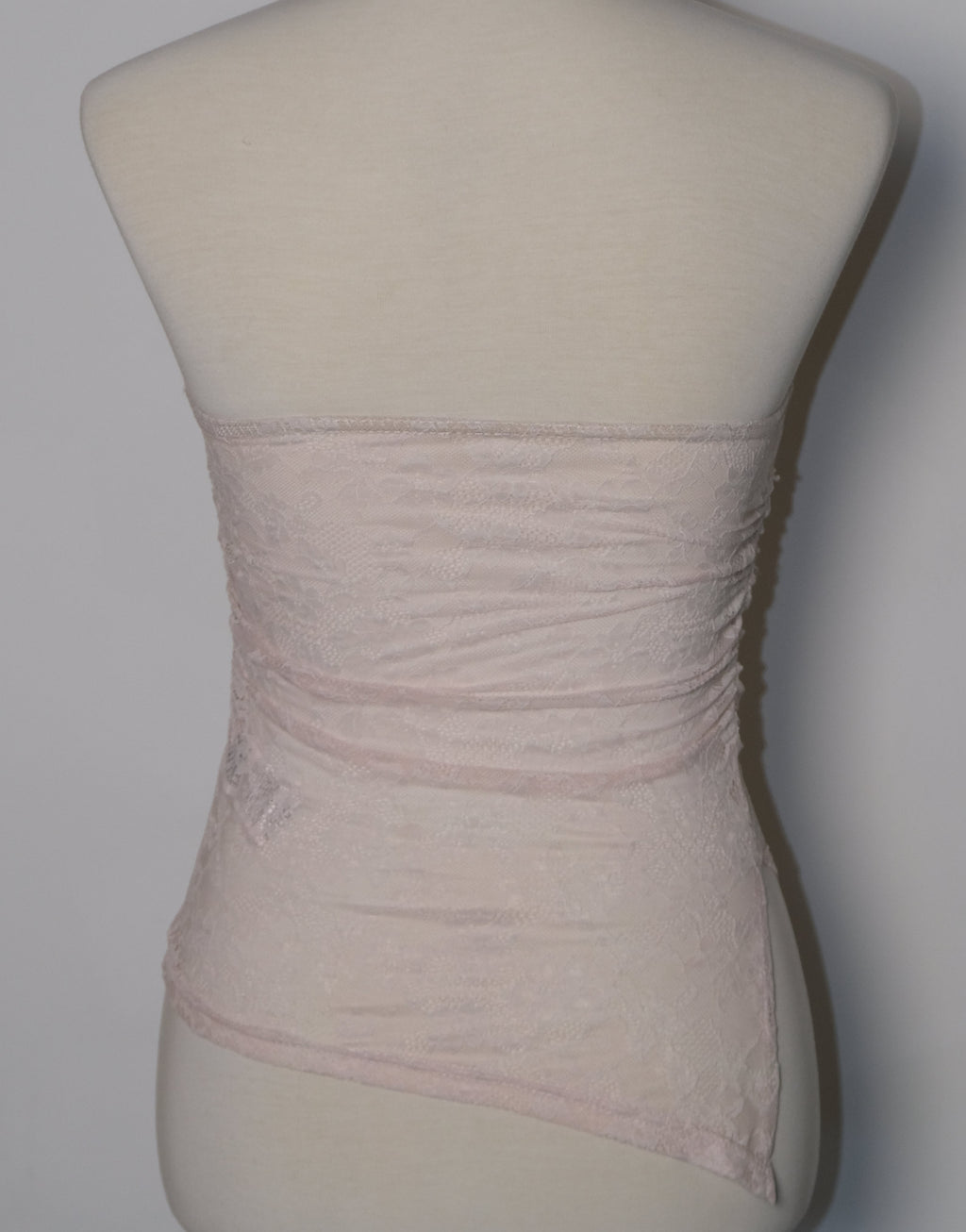 Light Pink Lace Tube Top