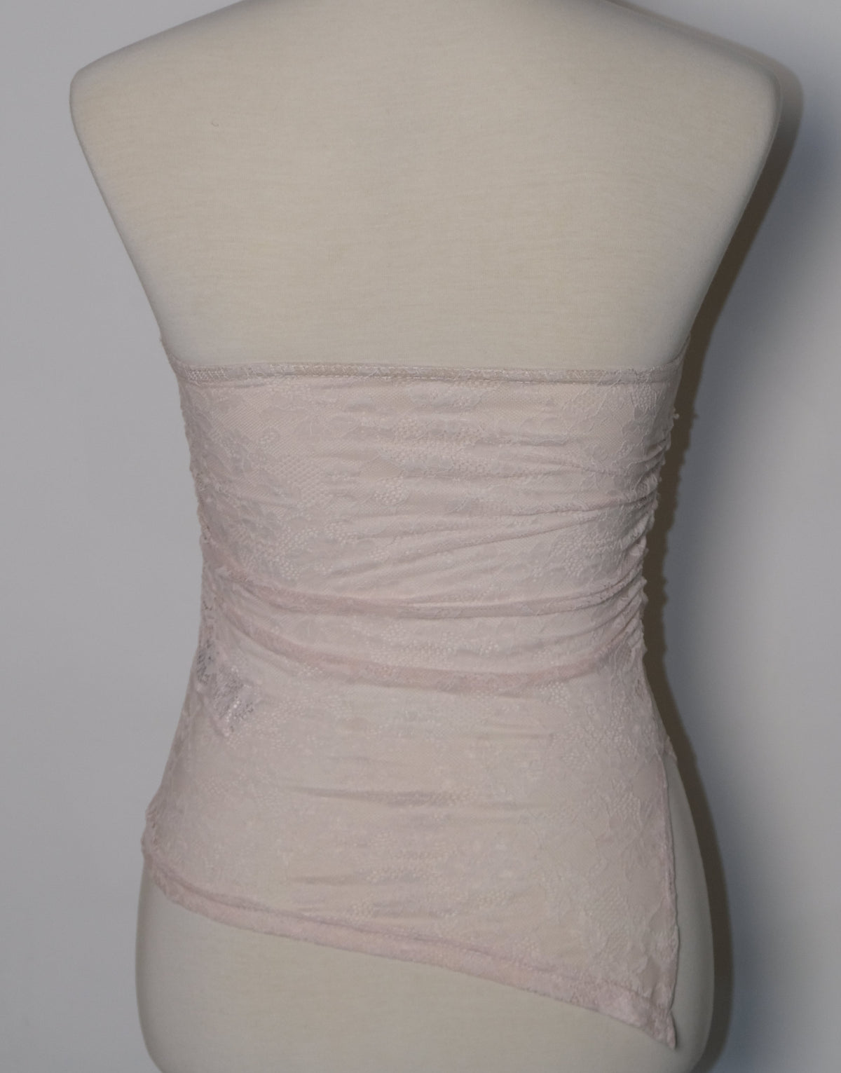 Light Pink Lace Tube Top