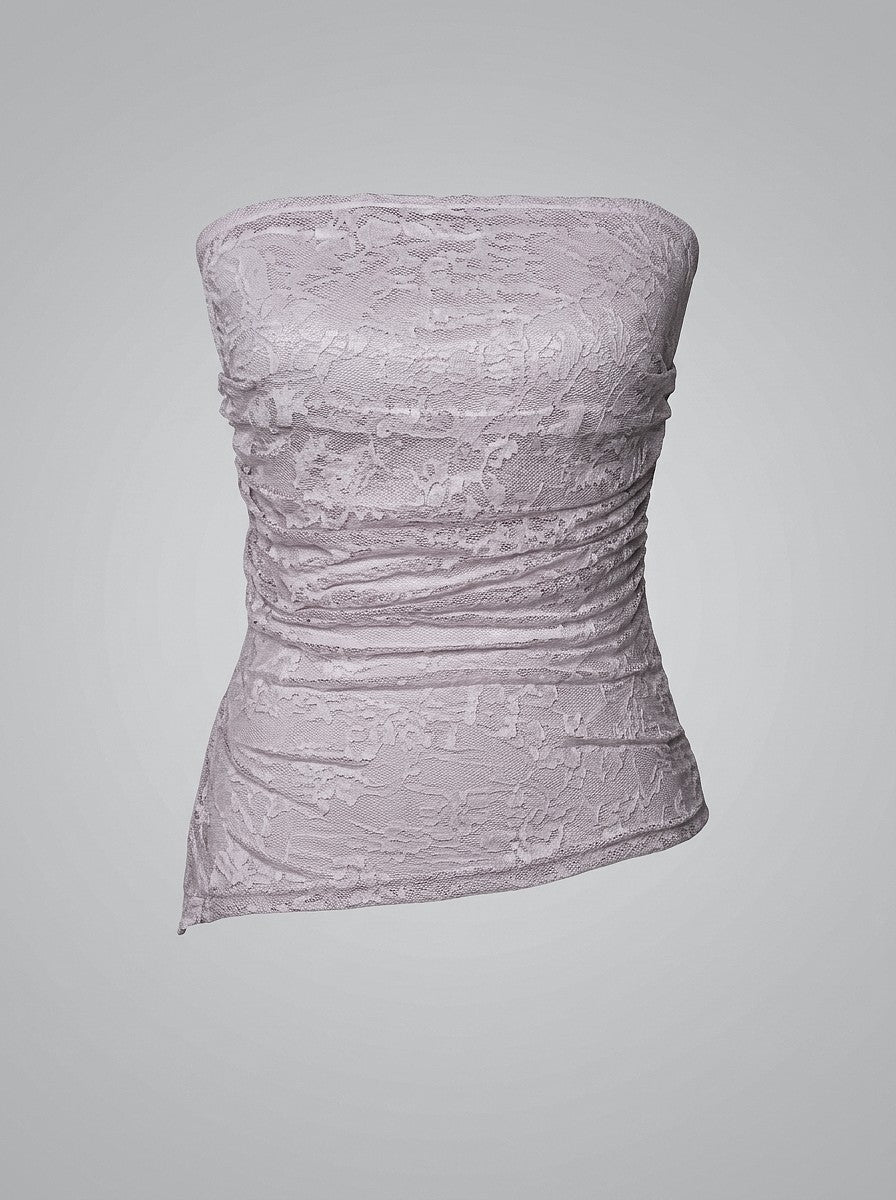 Light Pink Lace Tube Top